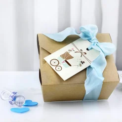 10 Boxen+10 Geschenkanhänger Baby  /// ABVERKAUF Geschenkverpackungen