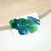 Outlet 50 Dankeskarten klein Vintage Aquarell Zeichnung | blau grün | Dankeskarten klein | Abstrakt modern | Mini Dankekarte Danksagungskarten