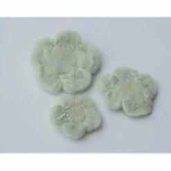 * DEKOBLUMEN * PASTELLFARBEN * 3 STÜCK * 100 % WOLLE * HANDGEARBEITET * NADELFILZ * ZUR DEKORATION Frühling