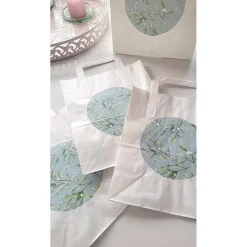 3 er Set Geschenktüten mit Mistelzweigen Geschenkverpackungen