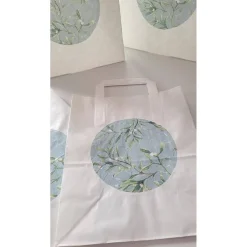 3 er Set Geschenktüten mit Mistelzweigen Geschenkverpackungen