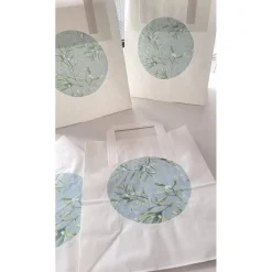 3 er Set Geschenktüten mit Mistelzweigen Geschenkverpackungen