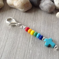 1 farbenfrohes Gastgeschenke / Mitbringsel / Mitgebsel / Charms Gastgeschenke