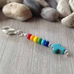 1 farbenfrohes Gastgeschenke / Mitbringsel / Mitgebsel / Charms Gastgeschenke