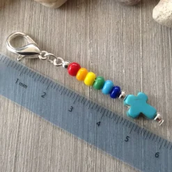 1 farbenfrohes Gastgeschenke / Mitbringsel / Mitgebsel / Charms Gastgeschenke