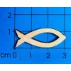 Clearance 48 Holzfische offen 22 - 30mm- verschiedene Größen Dekoration