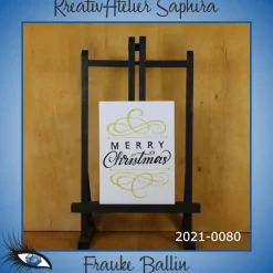 Weihnachtskarten|KreativAtelier Saphira ►2021-0080◄ Karte A6 - WEIHNACHTEN "Merry Christmas"