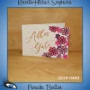 ►2019-0460◄ Karte B6 - GLÜCKWUNSCH "Alles Gute + Blumen" Glückwunschkarten