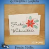 Weihnachtskarten|KreativAtelier Saphira ►2019-0061◄ Karte B6 - WEIHNACHTEN