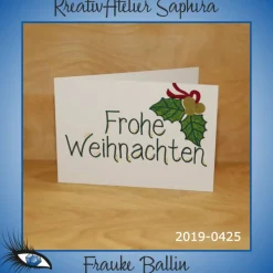 Sale ►2019-0425◄ Karte B6 - WEIHNACHTEN Weihnachtskarten