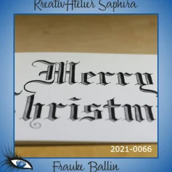 ►2021-0066◄ Karte B6 - WEIHNACHTEN "Merry Christmas" Weihnachtskarten
