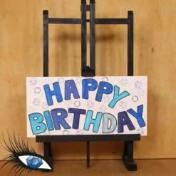►2022-0117◄ Karte Din lang - GEBURTSTAG "Happy Birthday" Glückwunschkarten