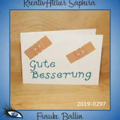 Best [2019-0297] Klappkarte B6 - "Gute Besserung / Genesungswünsche" Geschenke