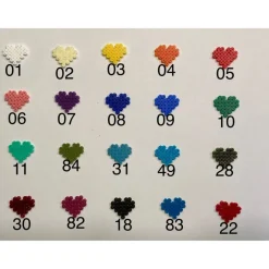 New 25 kleine Herzen als Streudeko für Eure Hochzeit aus Bügelperlen Streuherzen Hochzeitsdeko