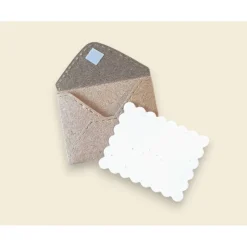 Dekoration|pollimarket 10 Mini Umschläge Gänseblümchen mit Kärtchen – Gastgeschenk, Geldgeschenk & Mitbringsel