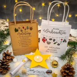 Sale 15 Minuten Weihnachten "Auszeit für DICH" - Geschenk in der Tüte, Geschenk, Aufmerksamkeit, Antistress Weihnachtsgeschenke