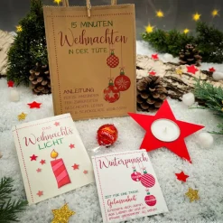 Weihnachtsgeschenke|KikisKreativeWelt by LMS 15 Minuten Weihnachten in der Tüte - Geschenk in der Tüte, Weihnachtsgeschenk, Aufmerksamkeit, Antistress, Wichteln