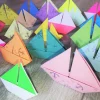 Clearance 10 Origami Segelboote Tischdeko – Maritim, Bunt, Taufe, Hochzeit, Papierboote, Boote, Schiffe Tischdekoration