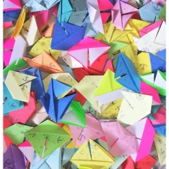 Clearance 10 Origami Segelboote Tischdeko – Maritim, Bunt, Taufe, Hochzeit, Papierboote, Boote, Schiffe Tischdekoration