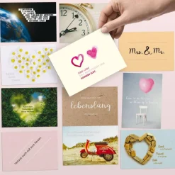 Clearance 52 Postkarten als Hochzeitsgeschenk / -Spiel Gastgeschenke