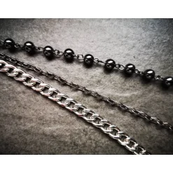 New 3 reihige Hosenkette, Schlüsselkette, Portemonnaie Kette Geschenke Für Männer