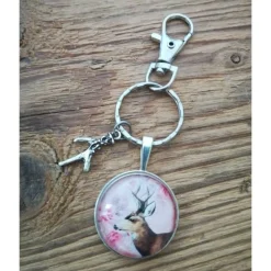 Best 1 Schlüsselanhänger / Taschenanhänger / Trachtenanhänger "Hirsch" Accessoires