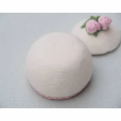 Ringkissen|Chrijou * SCHMUCKDÖSCHEN *RINGDOSE HOCHZEIT * AUFBEWAHRUNG * HANDGEARBEITET * FILZDÖSCHEN * ROMANTIK *  100 % WOLLE * CA 8 CM