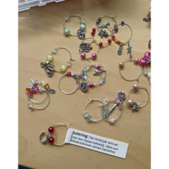 1 Sektring- Markierungsring für Stielgläser, Geschenke Für Frauen