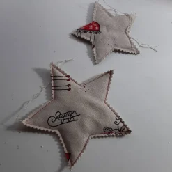 Hot 2 Sterne Weihnachten 1x klein, 1x groß, Sterne zum Aufhängen, Set 21 Weihnachtsdeko