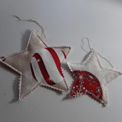 Hot 2 Sterne Weihnachten 1x klein, 1x groß, Sterne zum Aufhängen, Set 26 Weihnachtsdeko