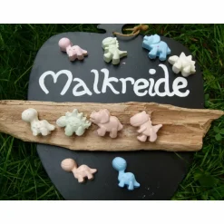 4 TafelKreide "Dino" Geburtstag * Dinoparty * bunte Malkreide * Straßenkreide * tolles Mitgebsel oder Geschenk * Kinder Gastgeschenke