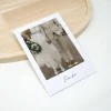 50 x A6 Dankeskarte Hochzeit Polaroid | Minimalistisch | Personalisierbar mit eigenem Foto Danksagungskarten