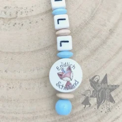 ABC und Rechenkette Zählkette mit Name Fuchs - Geschenk zur Einschulung - Kinder Einschulung