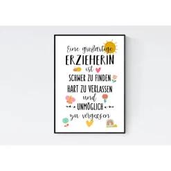 Danksagungskarten|Windstill & Wolkenfrei Abschiedsgeschenk Kindergarten Erzieherin Kita Kinderpflegerin Geschenk Danke Erzieherin
