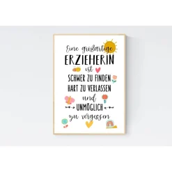 Danksagungskarten|Windstill & Wolkenfrei Abschiedsgeschenk Kindergarten Erzieherin Kita Kinderpflegerin Geschenk Danke Erzieherin
