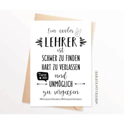 Sale Abschiedskarte Lehrer Schule Abschiedsgeschenk Lehrer Karte Dankeskarte Kinder Danksagungskarten