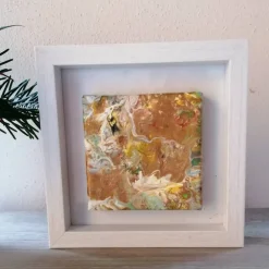Best Acryl pouring art 2er-Set gerahmt Geschenke