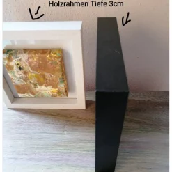 Best Acryl pouring art 2er-Set gerahmt Geschenke