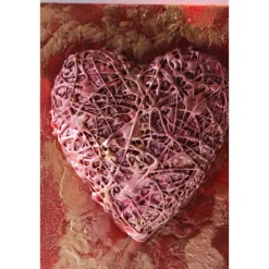 Sale Acrylbild  Herzbild LOVE Geschenk zu Valentinstag Muttertag Acrylbild Collage Bild auf einem Keilrahmen Valentinstagsgeschenke