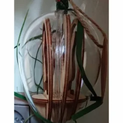 Acryl-Ei mit Holzhasen Osterdeko