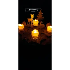 Adventsgesteck Winterwald Teelichthalter Adventskränze