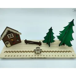 Hot Adventskalender … Tage bis Weihnachten „Lebkuchenhaus“ I Adventskalender-Countdown / Weihnachtscountdown Adventskalender