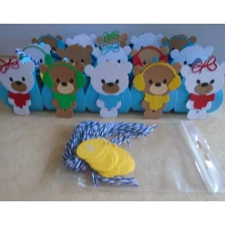 Adventskalender|Nachtkarten Adventskalender Bärchen Bär Teddy  Weihnachtskalender Kinder Ewachsene Zierschachteln Schachteln zum Befüllen