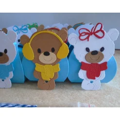 Adventskalender|Nachtkarten Adventskalender Bärchen Bär Teddy  Weihnachtskalender Kinder Ewachsene Zierschachteln Schachteln zum Befüllen