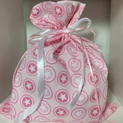 Adventskalender Reh rosa grau Kalender Advent selber befüllen Säckchen Baumwolle Taschen Tüten Türchen Weihnachten Adventskalender