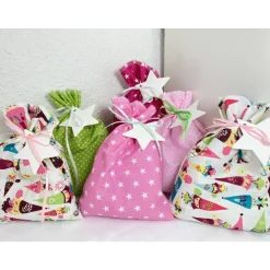 Adventskalender wichtel elfe fee Kalender Advent selber befüllen Säckchen Baumwolle Taschen Tüten Türchen Weihnachten Adventskalender