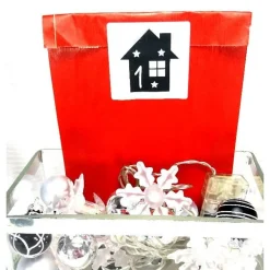 Adventskalender Zahlen große Sticker Häuser Häuschen, 24 Adventskalenderzahlen Aufkleber, by BuntMixxDESIGN Adventskalenderzahlen