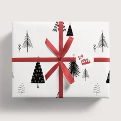 Adventskalender Zahlenaufkleber *Scandi Christmas* / 24 runde Aufkleber / ∅ 40 mm Adventskalenderzahlen