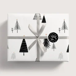 Outlet Adventskalender Zahlenaufkleber *Cozy Winter* / 24 runde Aufkleber / ∅ 40 mm Adventskalenderzahlen