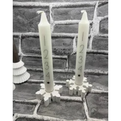 Discount Adventskerze mit Kerzenhalter | Weihnachtskerze | Kerze | Adventskranz Adventskranz Zahlen